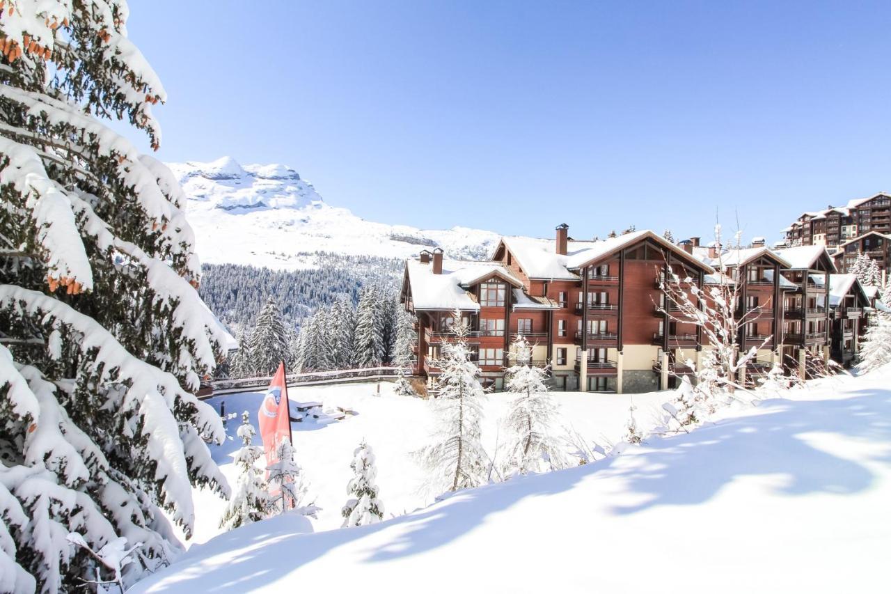 South Facing 2-Bed Apartment With Fireplace, Terrasses Deos Flaine Extérieur photo