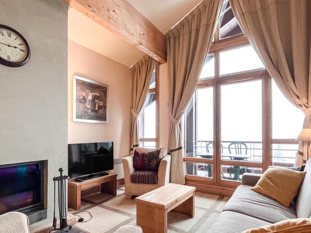 South Facing 2-Bed Apartment With Fireplace, Terrasses Deos Flaine Extérieur photo