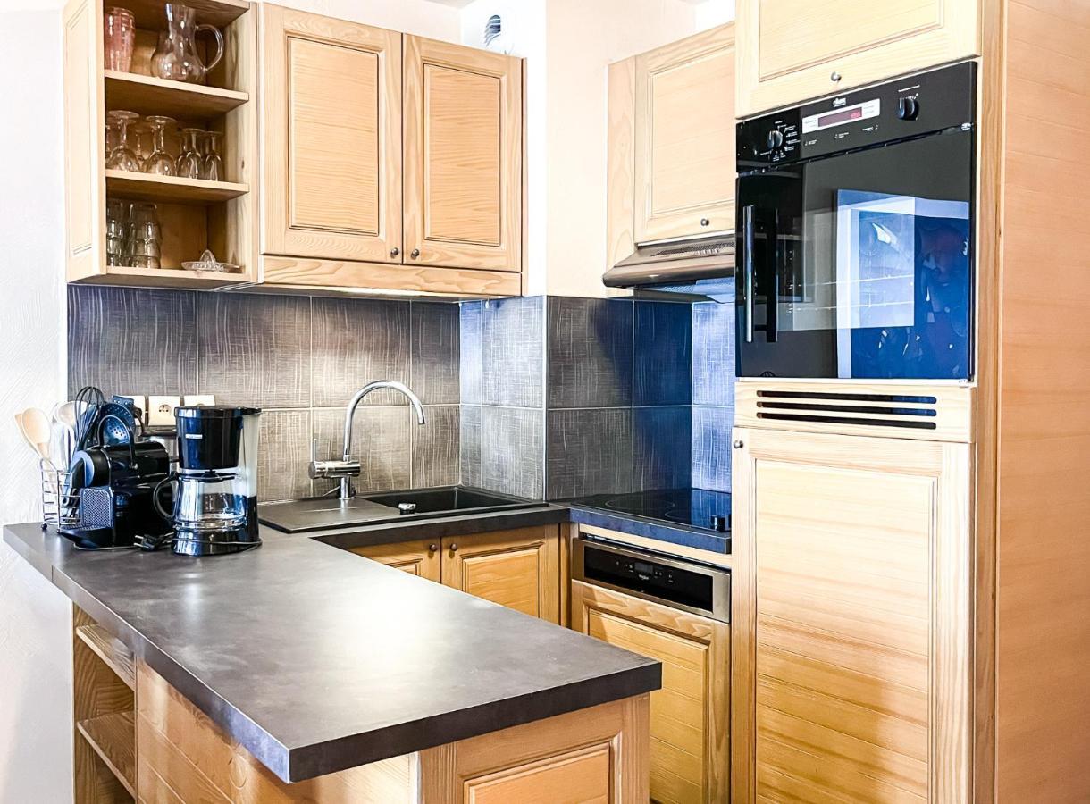 South Facing 2-Bed Apartment With Fireplace, Terrasses Deos Flaine Extérieur photo