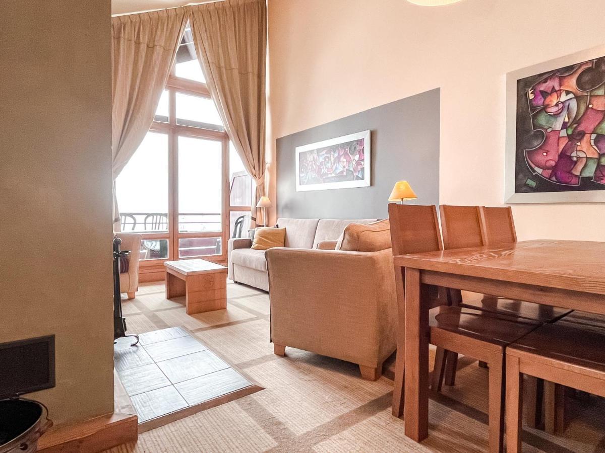 South Facing 2-Bed Apartment With Fireplace, Terrasses Deos Flaine Extérieur photo