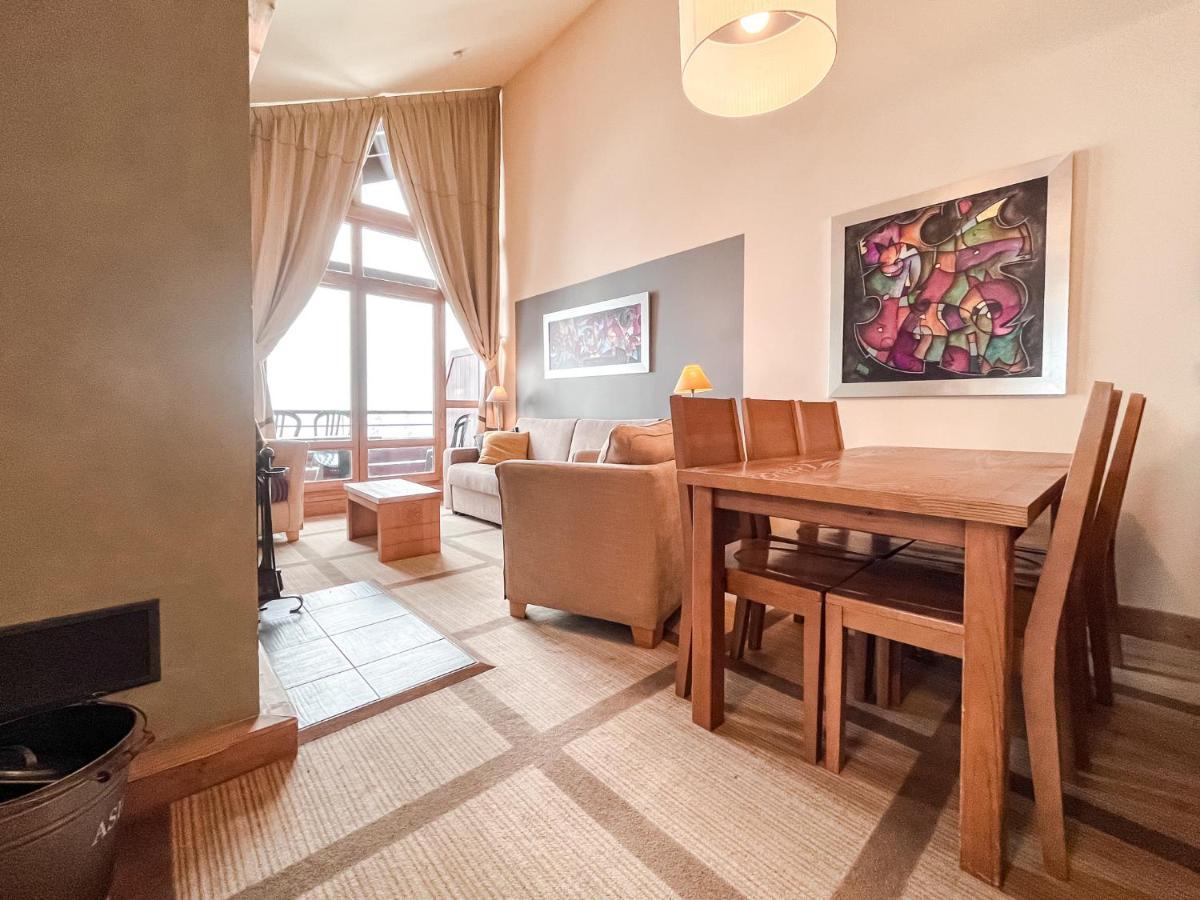 South Facing 2-Bed Apartment With Fireplace, Terrasses Deos Flaine Extérieur photo