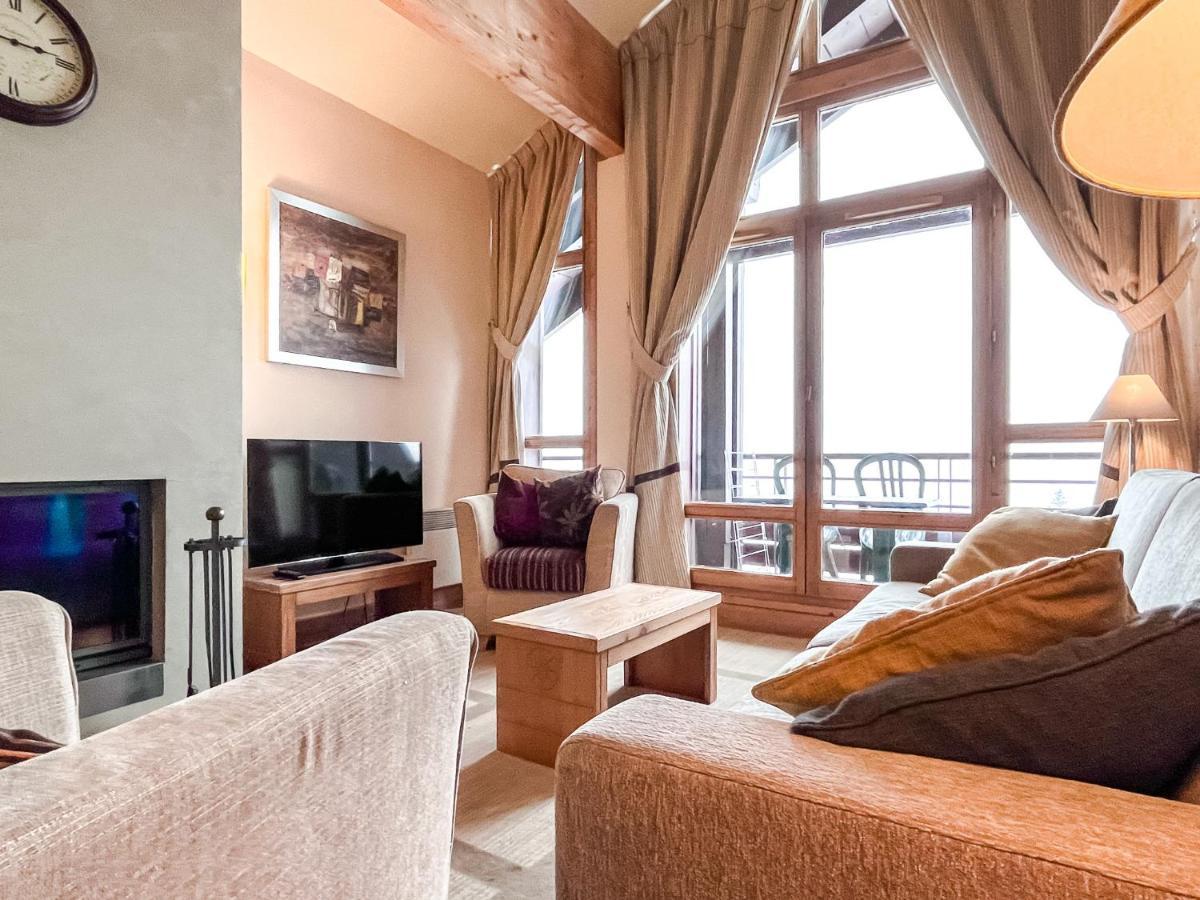 South Facing 2-Bed Apartment With Fireplace, Terrasses Deos Flaine Extérieur photo