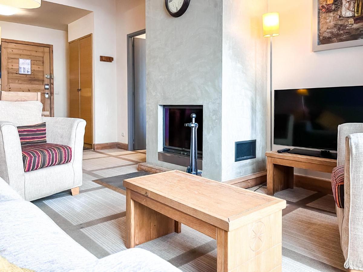 South Facing 2-Bed Apartment With Fireplace, Terrasses Deos Flaine Extérieur photo