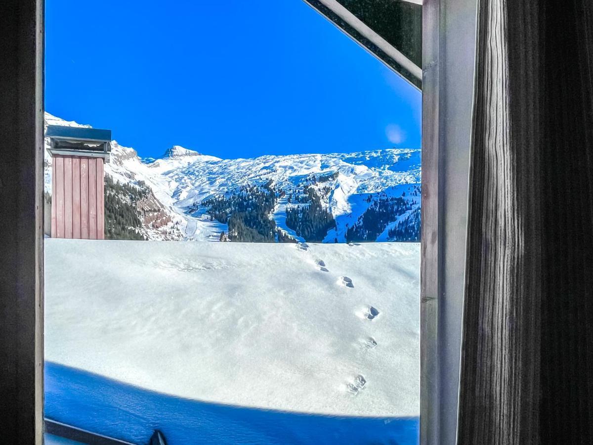 South Facing 2-Bed Apartment With Fireplace, Terrasses Deos Flaine Extérieur photo