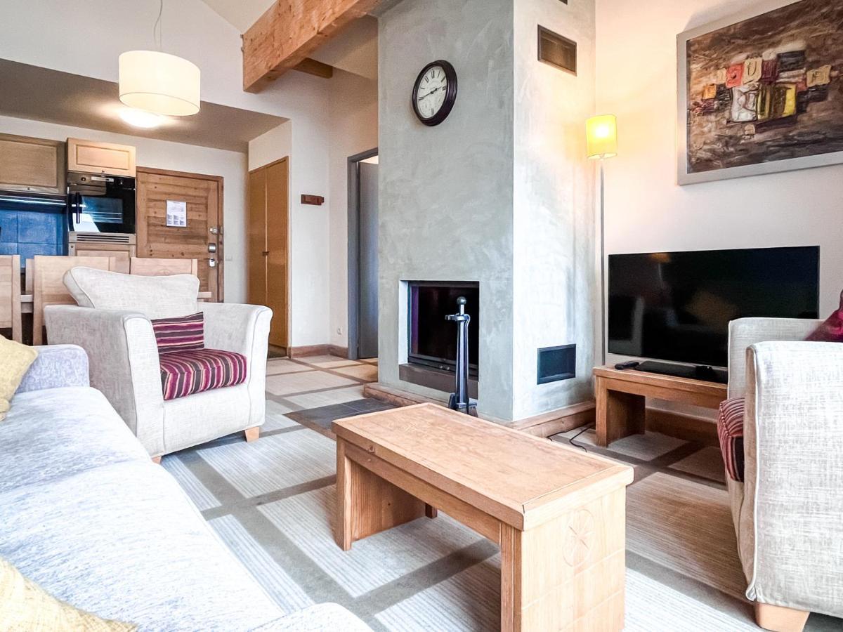 South Facing 2-Bed Apartment With Fireplace, Terrasses Deos Flaine Extérieur photo