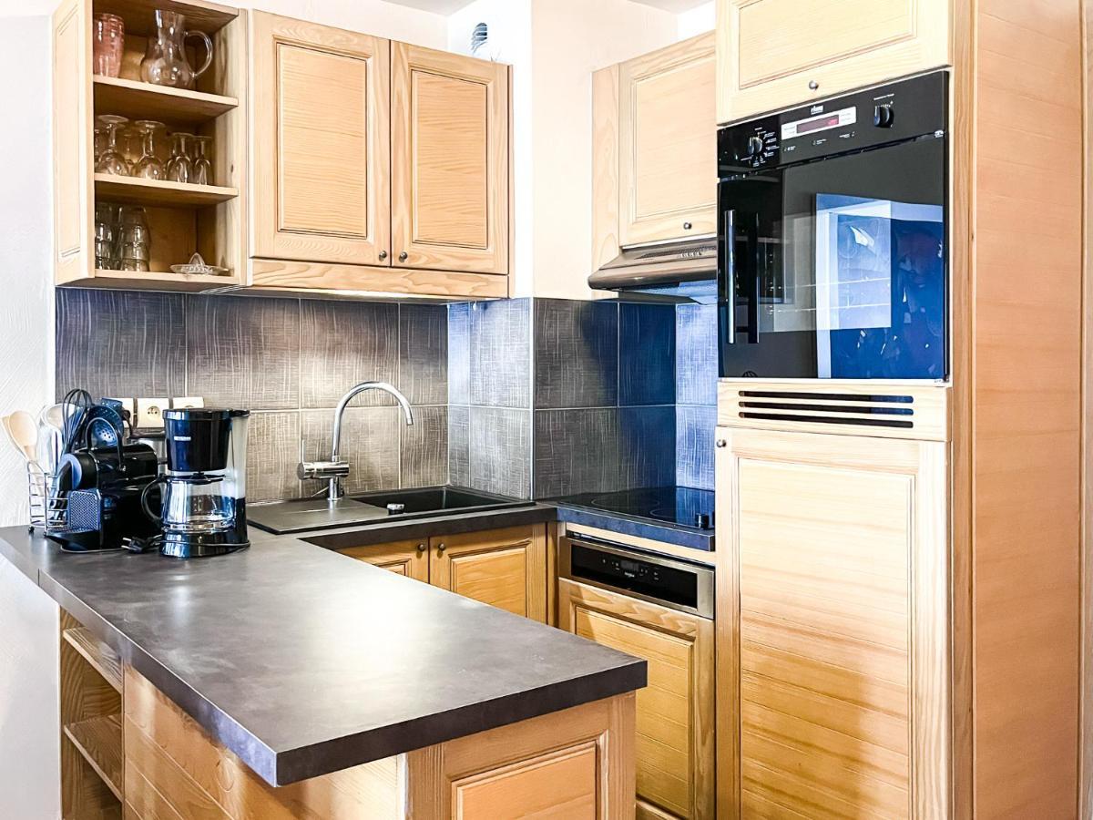 South Facing 2-Bed Apartment With Fireplace, Terrasses Deos Flaine Extérieur photo