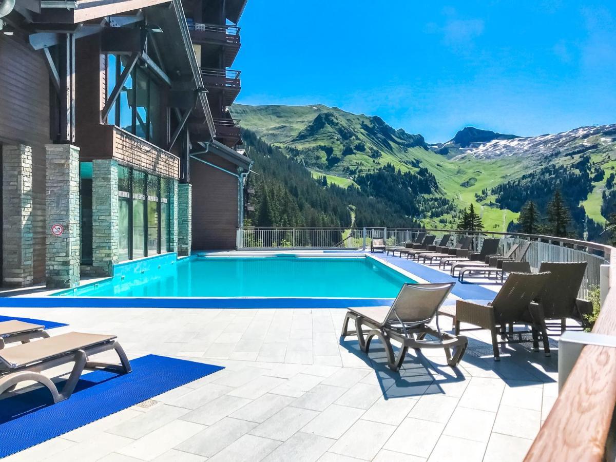 South Facing 2-Bed Apartment With Fireplace, Terrasses Deos Flaine Extérieur photo
