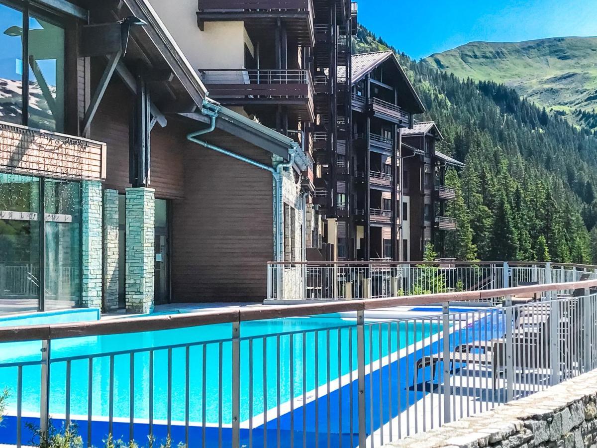 South Facing 2-Bed Apartment With Fireplace, Terrasses Deos Flaine Extérieur photo
