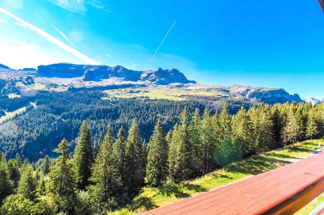South Facing 2-Bed Apartment With Fireplace, Terrasses Deos Flaine Extérieur photo